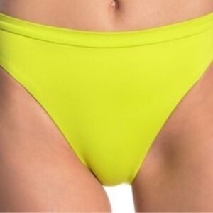 BEECA HIGH LEG HIGH WAIST FRENCH CUT BIKINI BOTTOMS SWIM SIZE SMALL  NWT